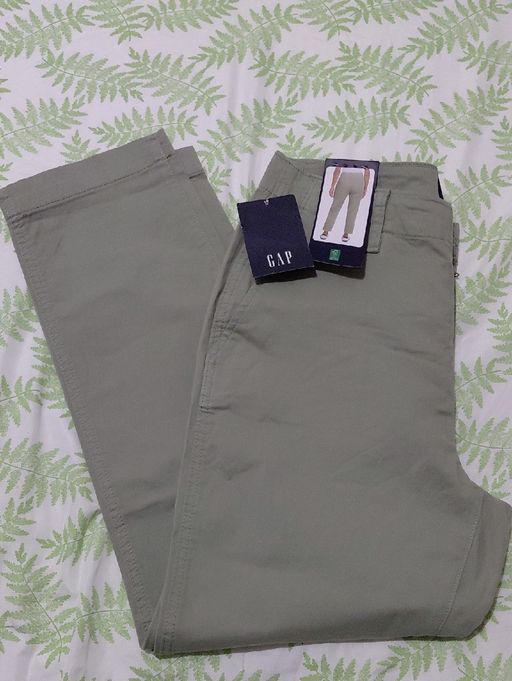 GAP Women's Olive Green Slim Ankle Pant